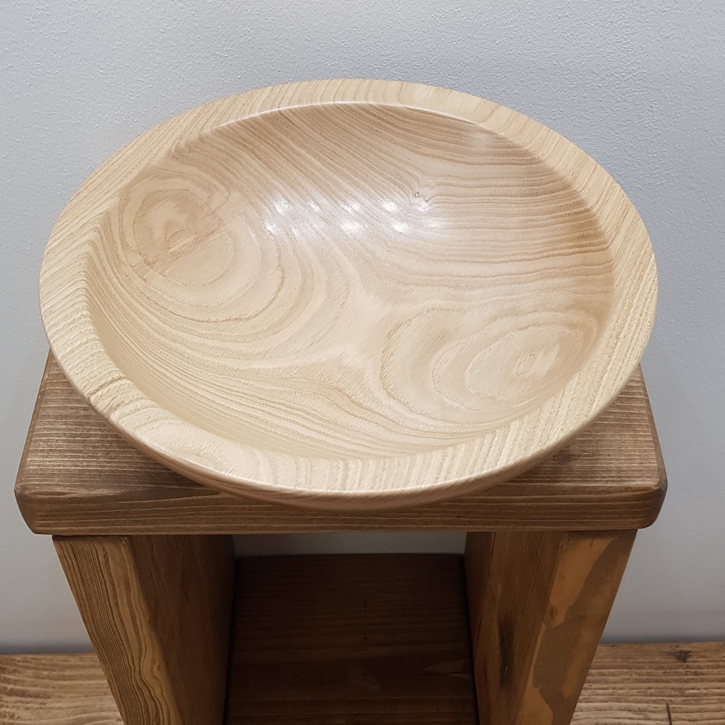 English Ash Wooden Bowls - Set of 2 (Bundle 7)