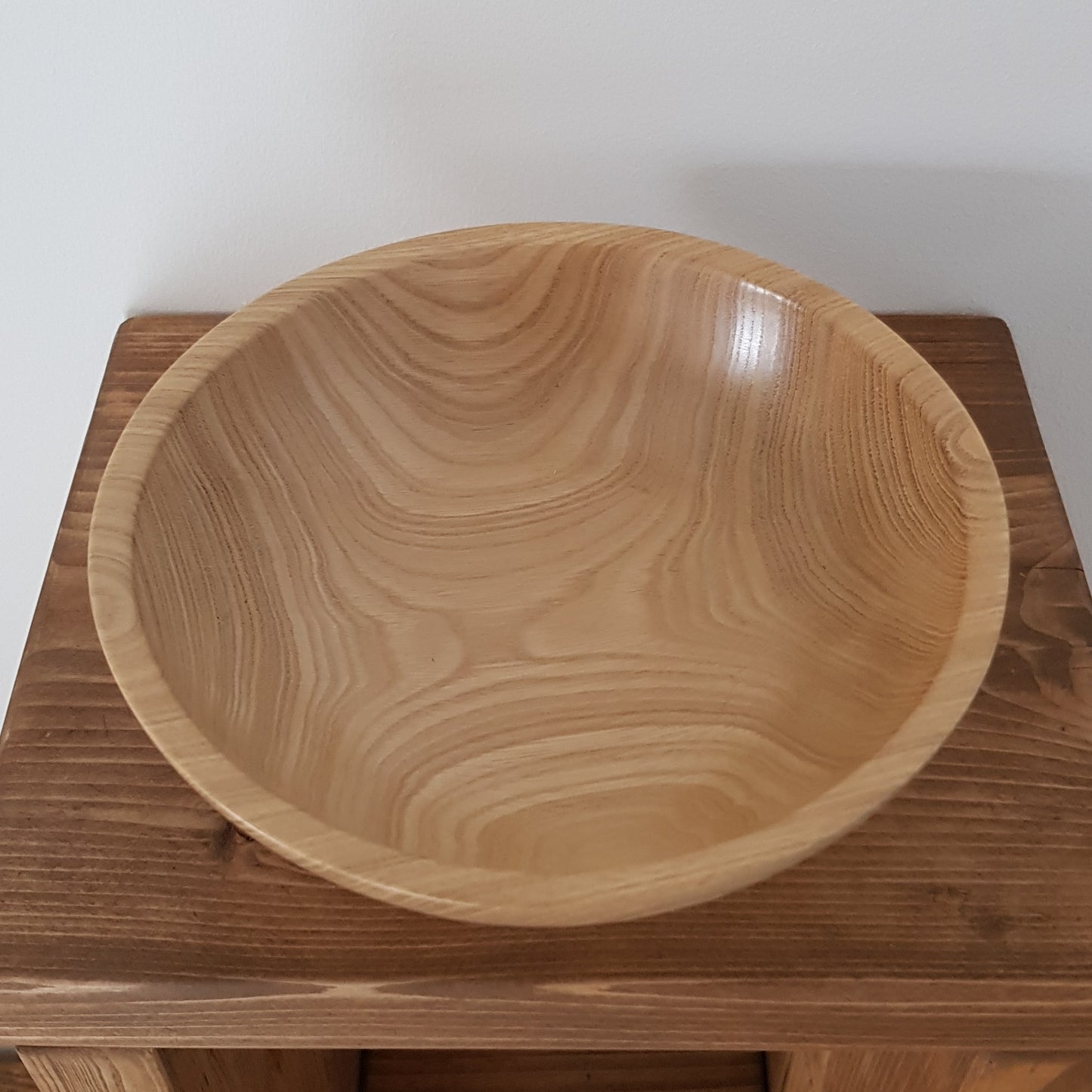 English Ash Wooden Bowls - Set of 2 (Bundle 6)
