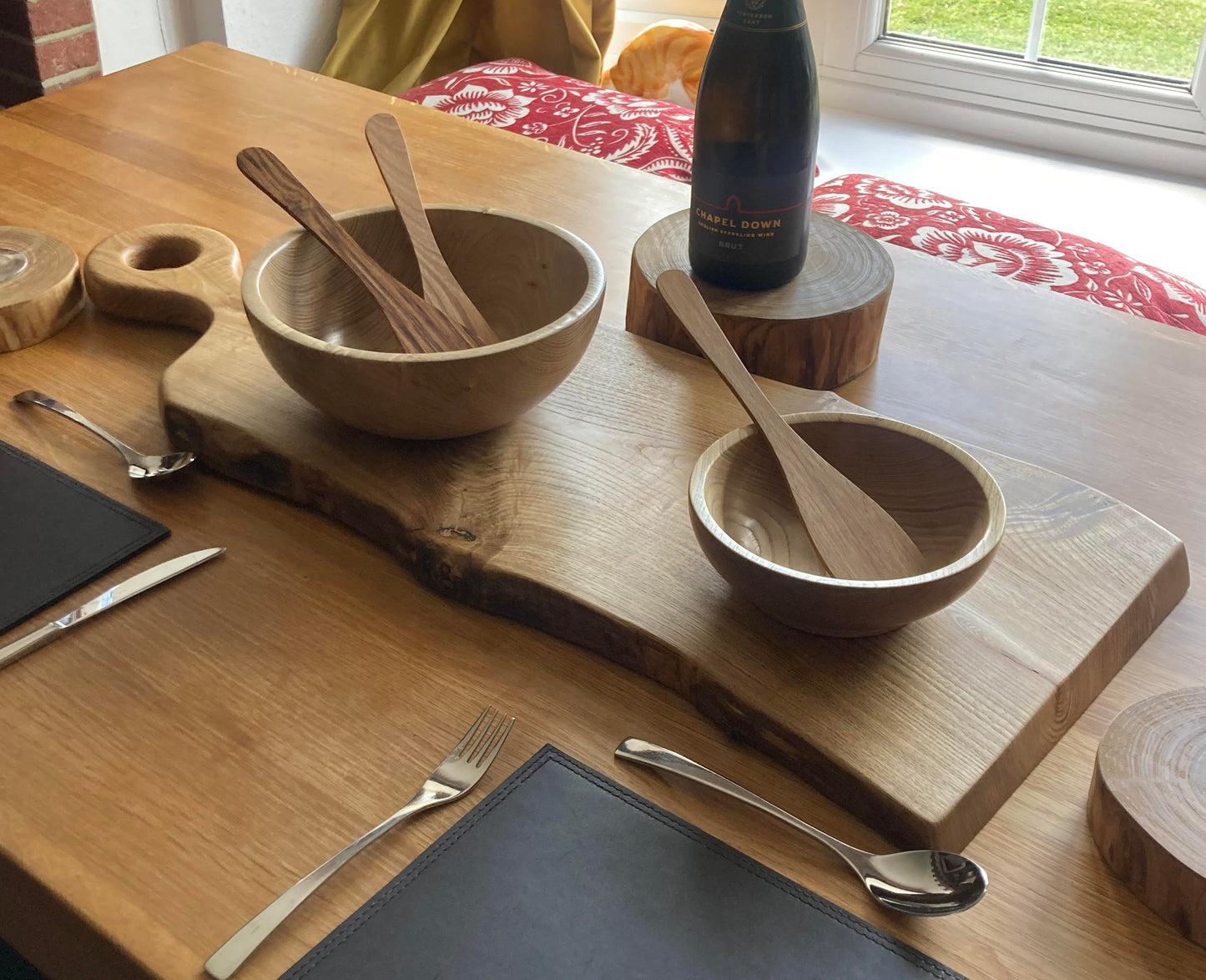 No163 Live Edge Ash Charcuterie/Chopping Board
