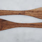 275mm Flat Sweet Chestnut Wooden Spatula Set