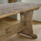Rustic Traditional Style Handmade Solid Wood Dinning Table