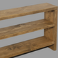 Rustic Traditional Style Handmade Solid Wood Shoe Rack