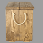 Rustic Traditional Style Handmade Solid Wood Chest
