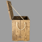 Rustic Traditional Style Handmade Solid Wood Chest