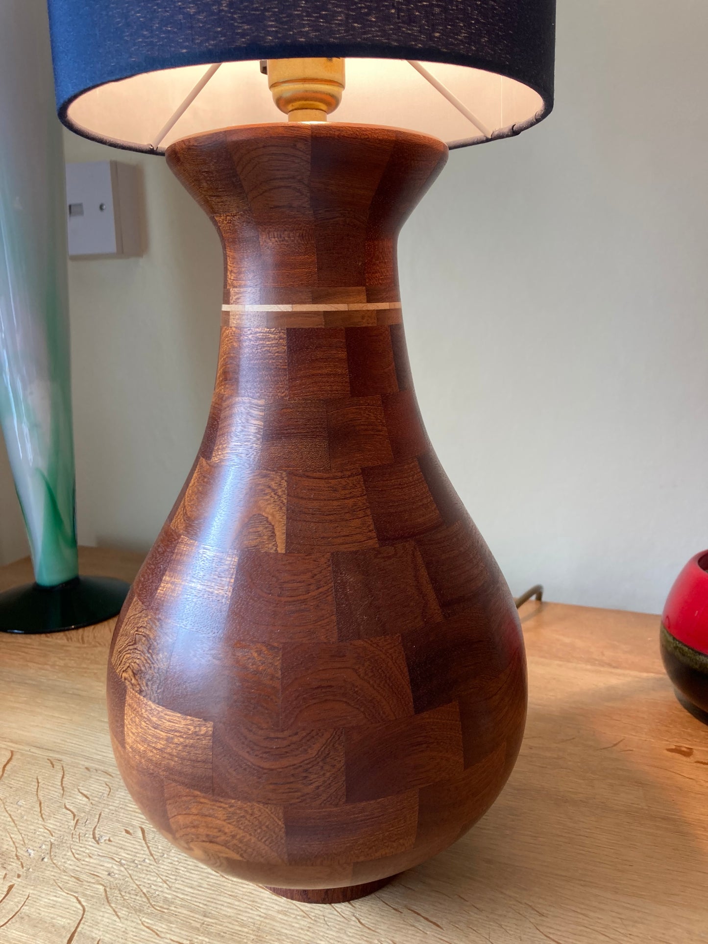 Wooden Segmented Lamp