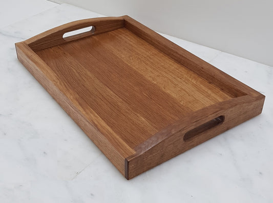 Solid Hardwood Sweet Chestnut Serving Tray