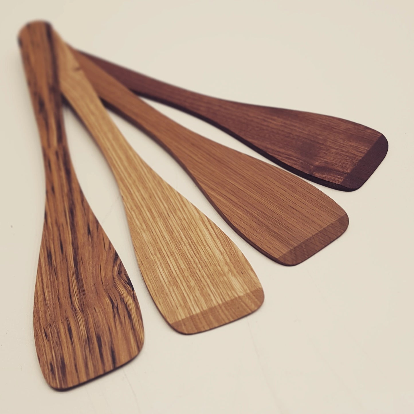 Mixed Set of Hardwood Spatulas