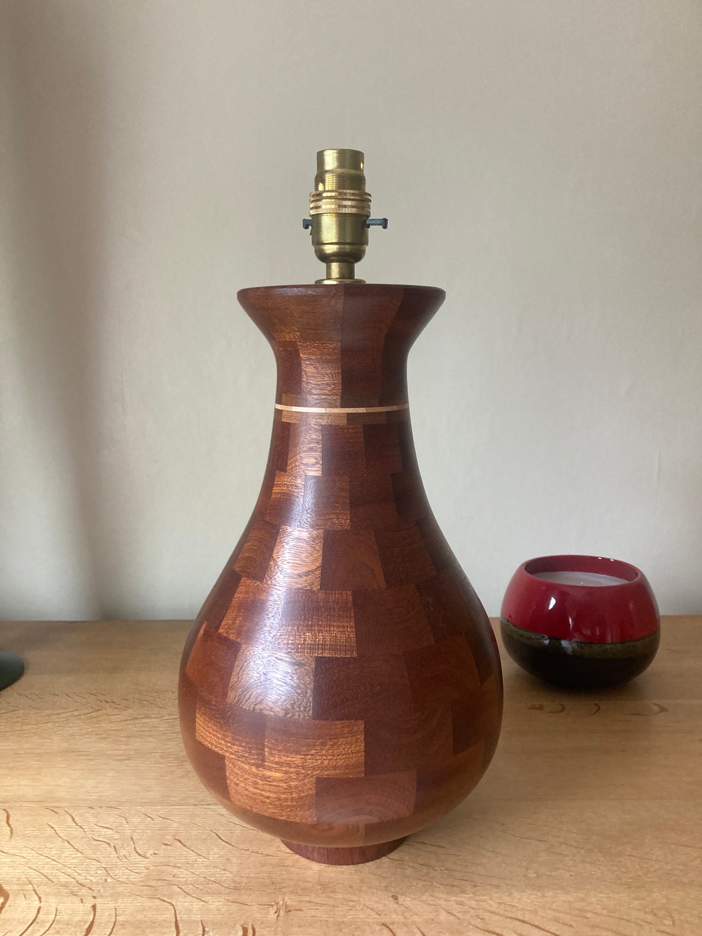 Wooden Segmented Lamp