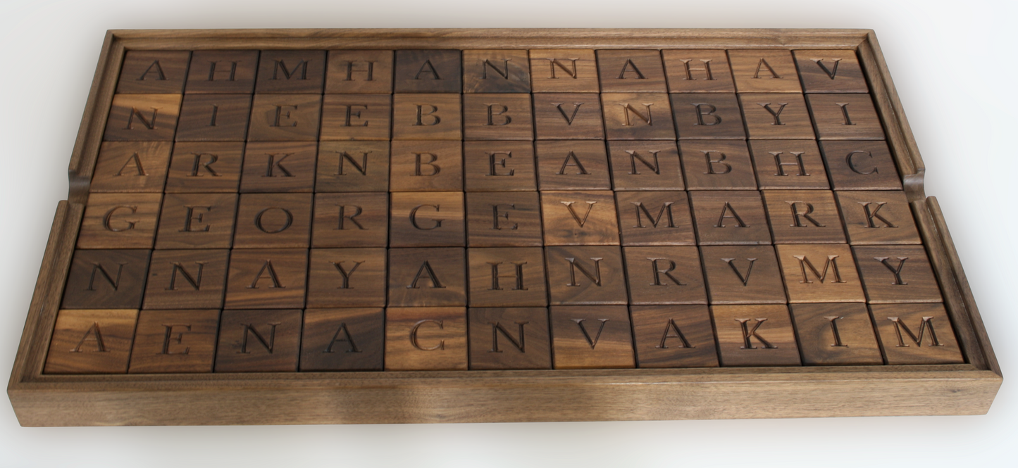 Bespoke Letter Block Coffee Table