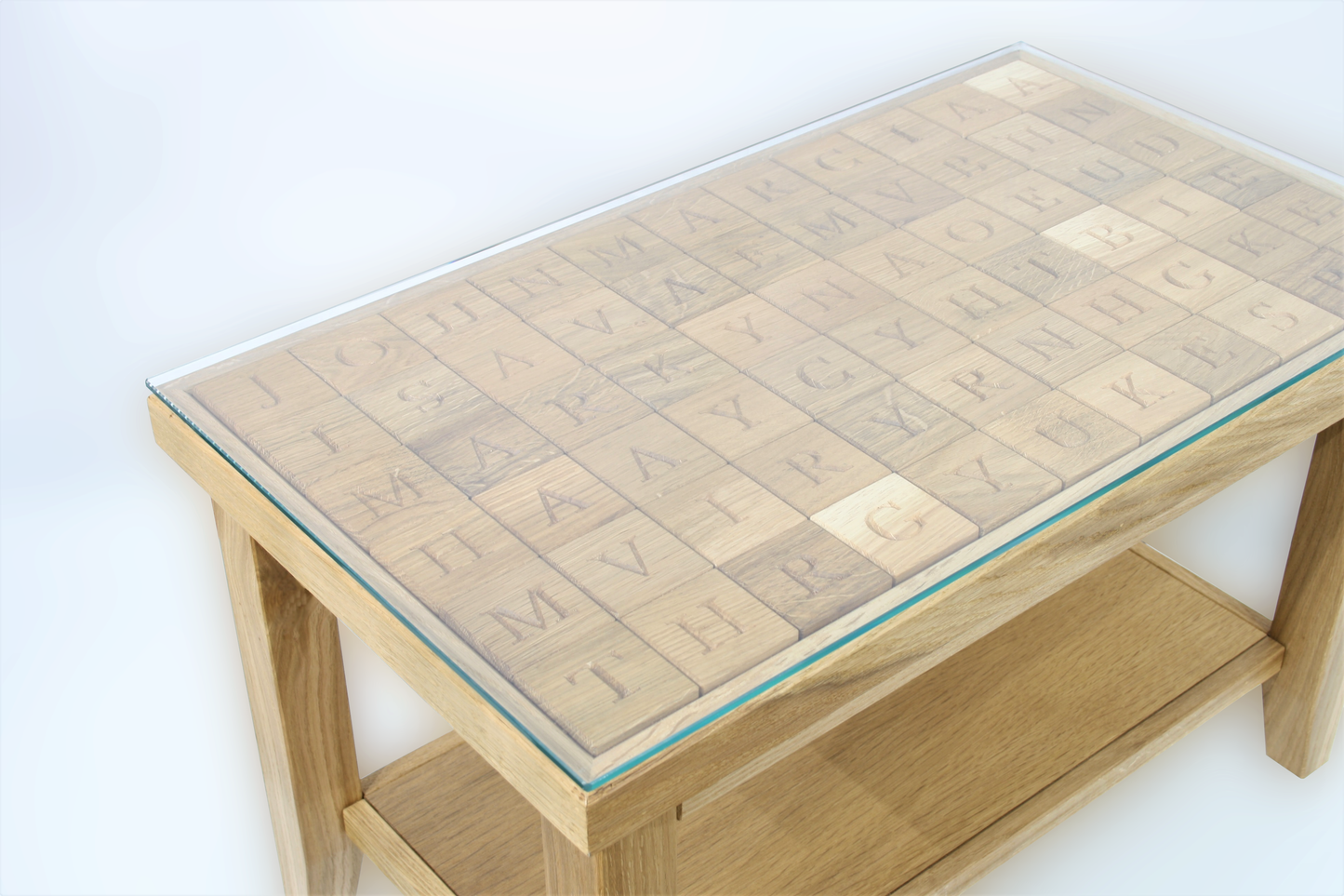 Bespoke Letter Block Coffee Table